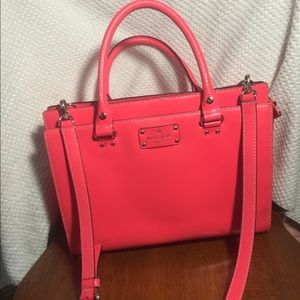Kate Spade Wellesley Durham Leather Satchel
